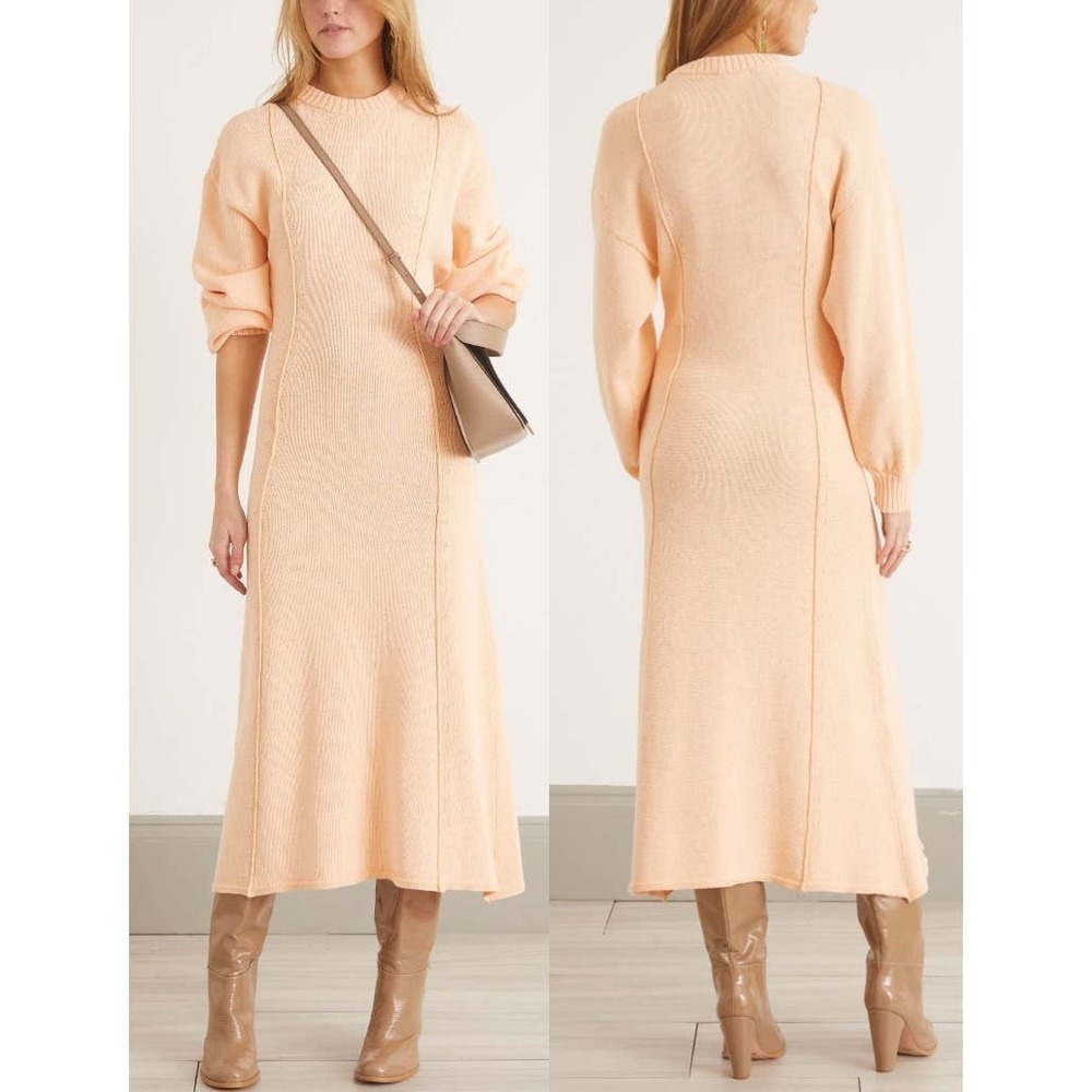 Rodebjer Women's Orange‎ Tanner Sunbleached Dress